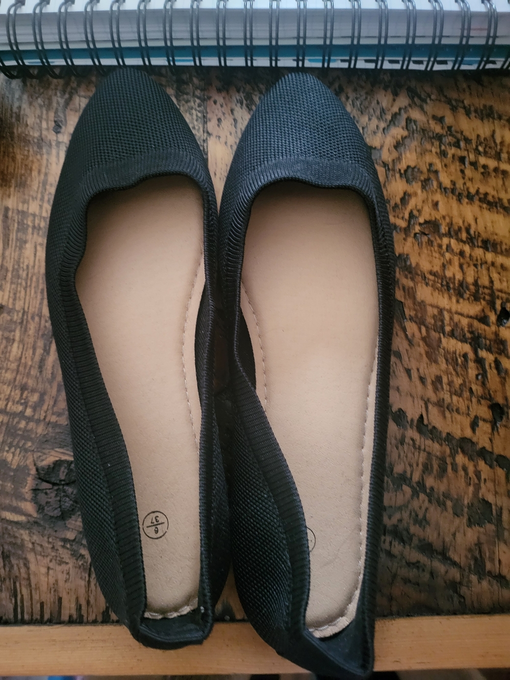 Classic Women's Basic Black Flats - Comfortable Everyday Slip-Ons